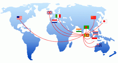 Our global service map. Our Service Destinations
